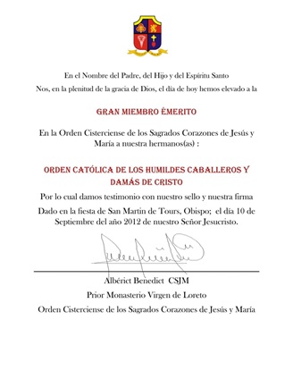Gran Miembro Emérito 2012